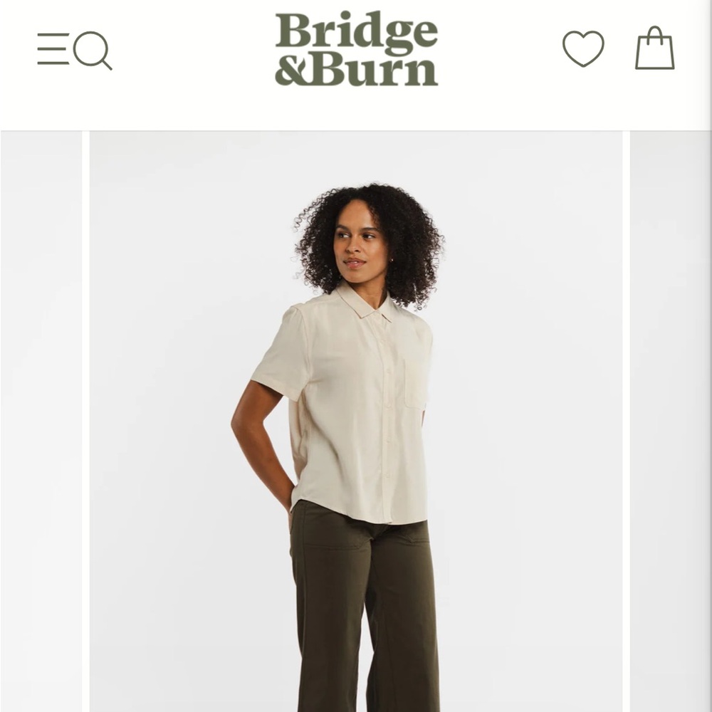 Bridge & Burn Greer Shirt in Cream